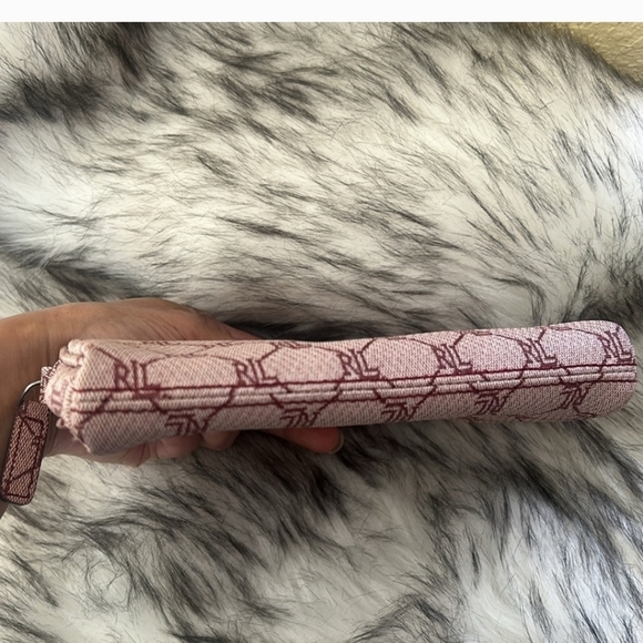 Ralph Lauren Pink Cosmetic Bag with Dome Shape - Picture 3 of 6